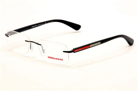 prada men eyeglasses frames|prada rimless glasses frames.